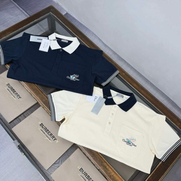 Picture of Dior Polo Shirts Short _SKUDiorM-3XLtltx47028464